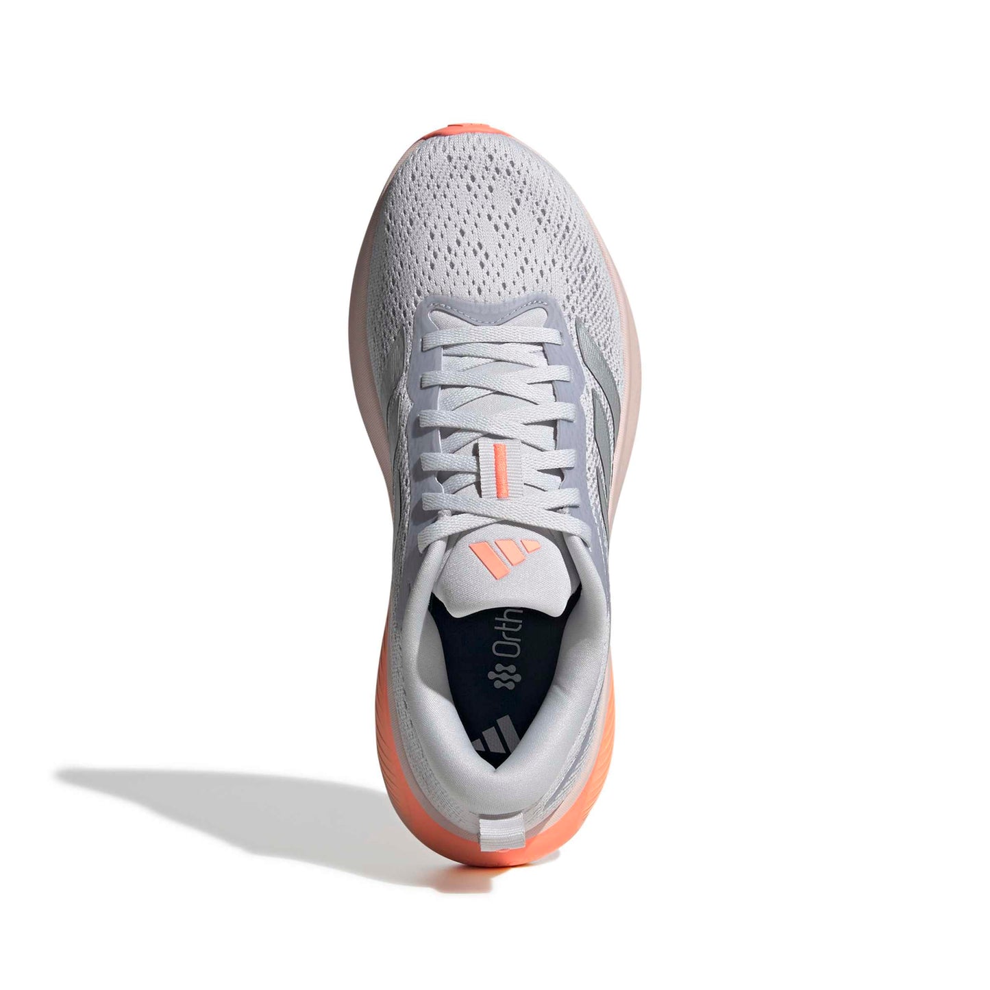 adidas Women's Response Pace Running, Dash Grey/Silver Metallic/Beam Orange, 6