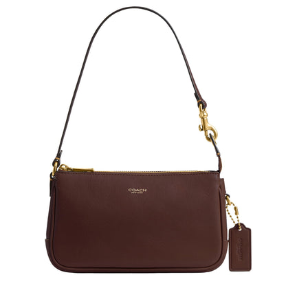 Coach Women's Natural Grain Leather Plaza Bag 18, Maple, One Size