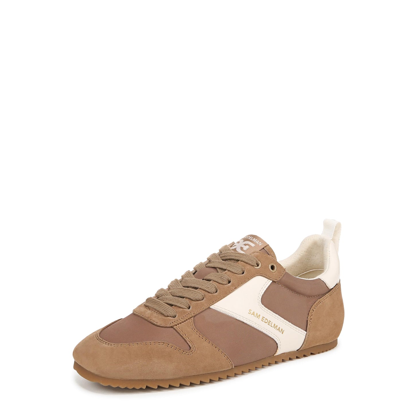 Sam Edelman Women's Zaria Sneaker, Khaki Moss/Cream, 9.5