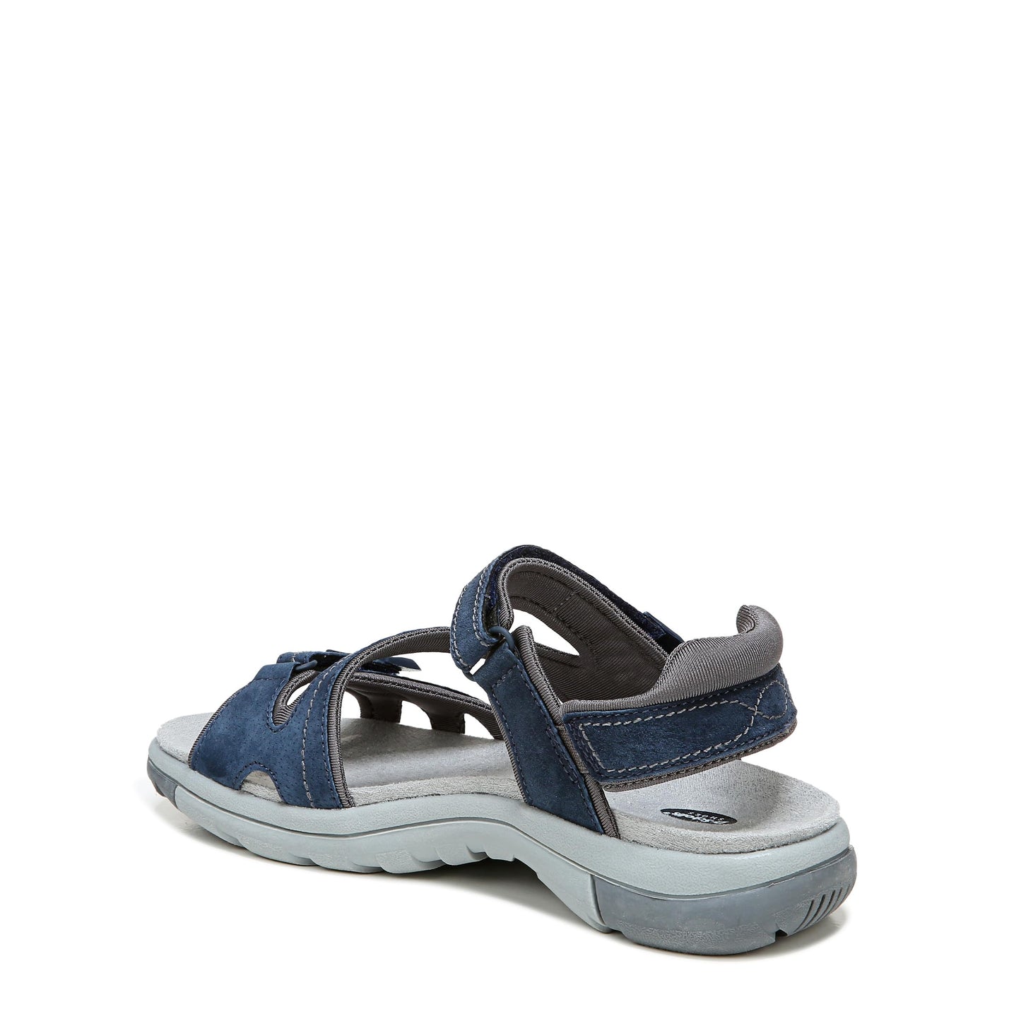 Dr. Scholl's Shoes Women's Adelle Sporty Adjustable Footbed Sandal,Elegant Navy Suede,9