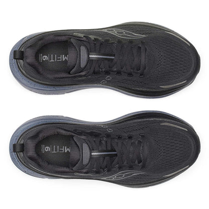 Saucony Men's Hurricane 25 Sneaker, Black/Shadow, 10.5