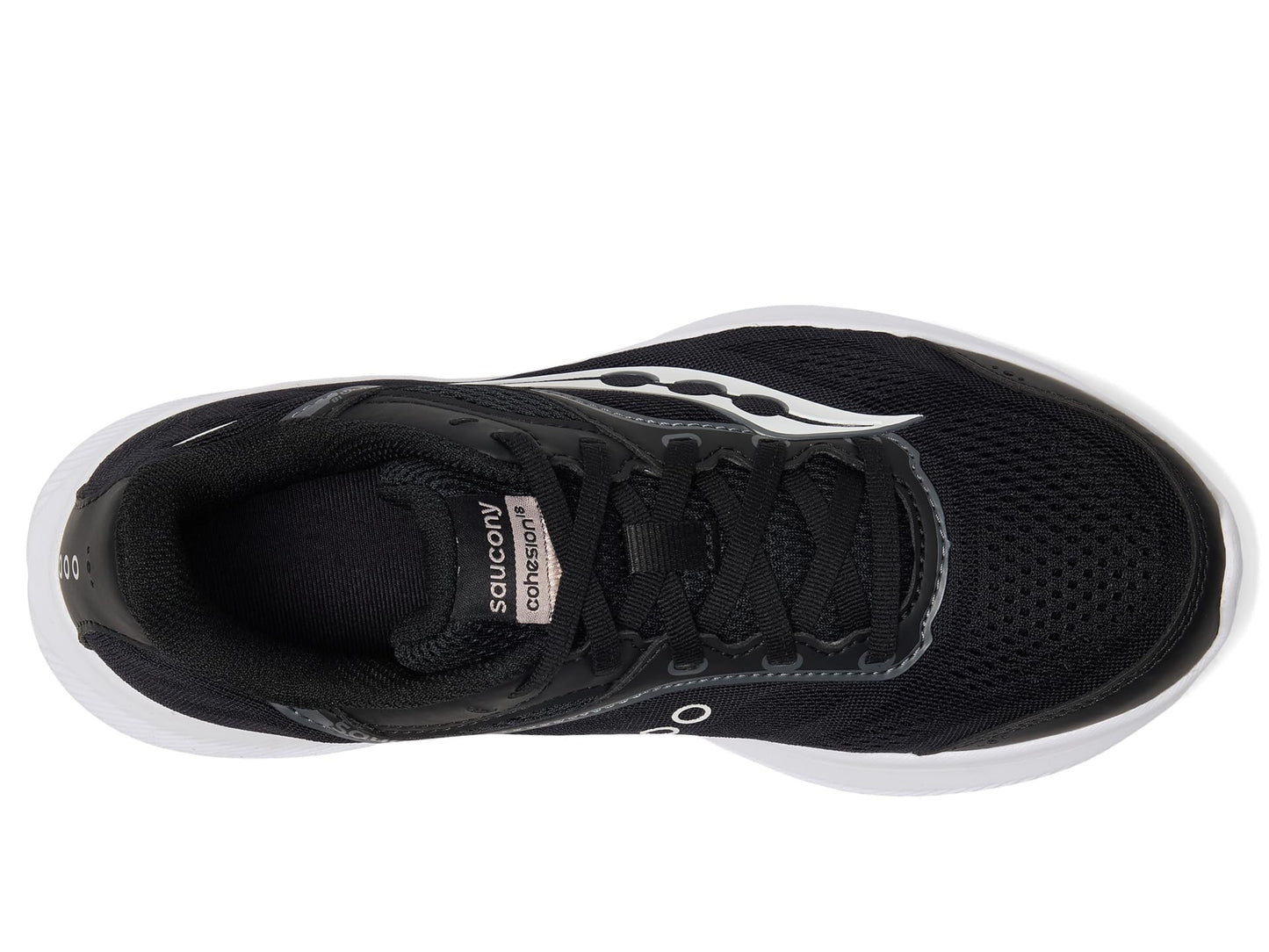 Saucony Women's Cohesion 18 Sneaker, Black/Cameo, 9