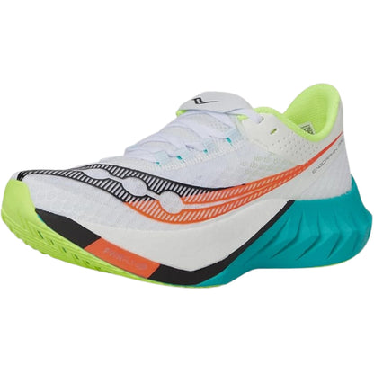 Saucony Women's Endorphin Pro 4 Sneaker, White/Mutant, 7.5