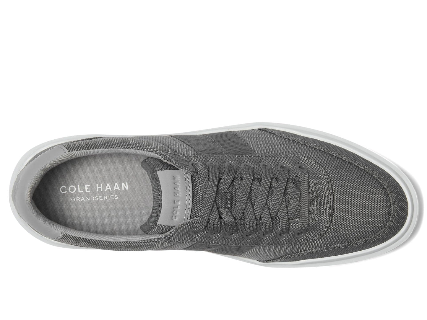 Cole Haan Men's Grandpro Rally Canvas Court 2, Quiet Shade/Sleet/Optic White, 13-W US
