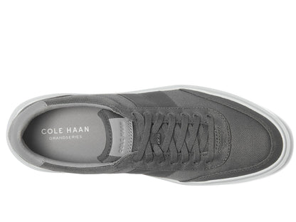 Cole Haan Men's Grandpro Rally Canvas Court 2, Quiet Shade/Sleet/Optic White, 13-W US