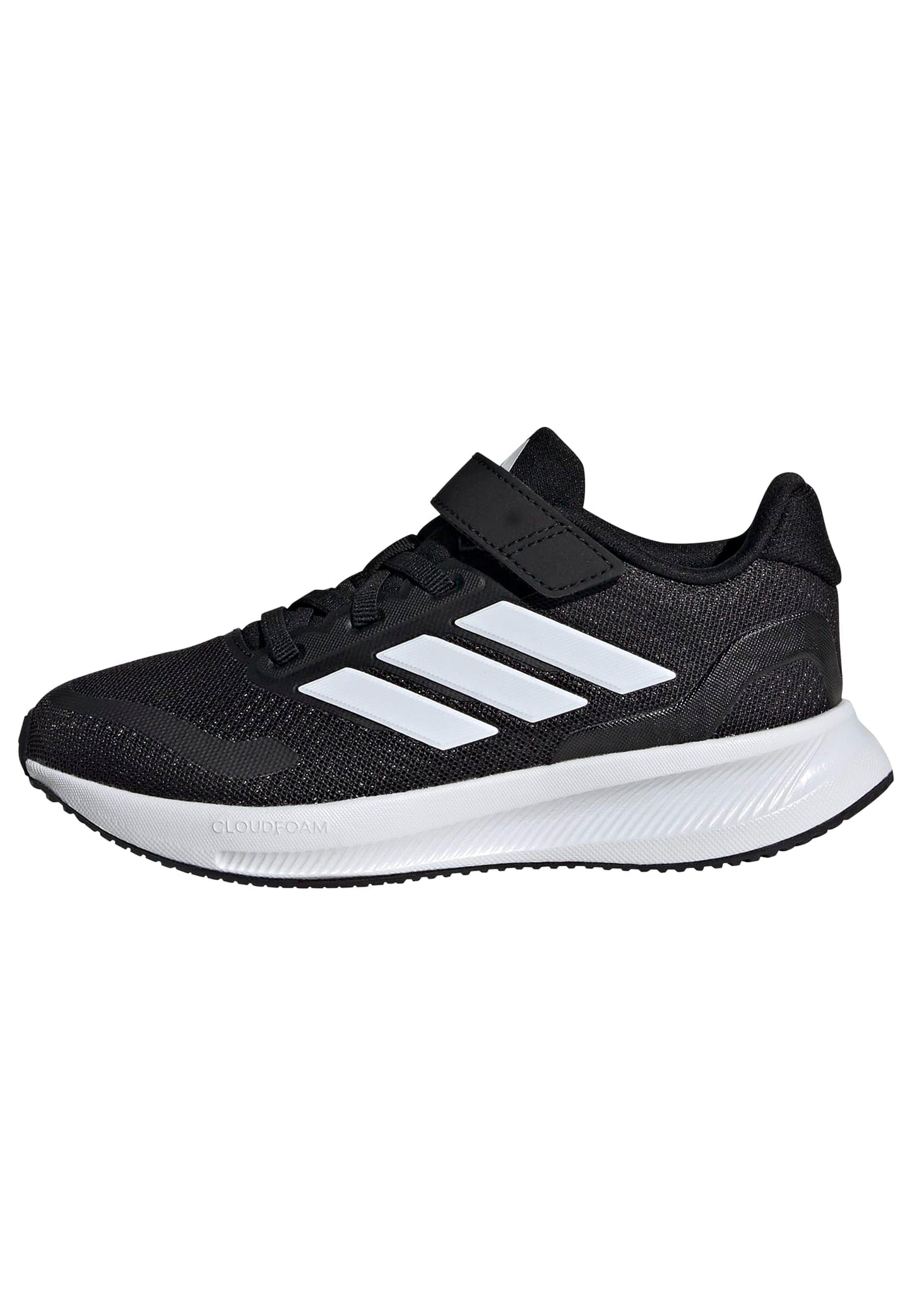 Adidas Unisex-Kids Run Falcon 5, Black/White/White, 13K