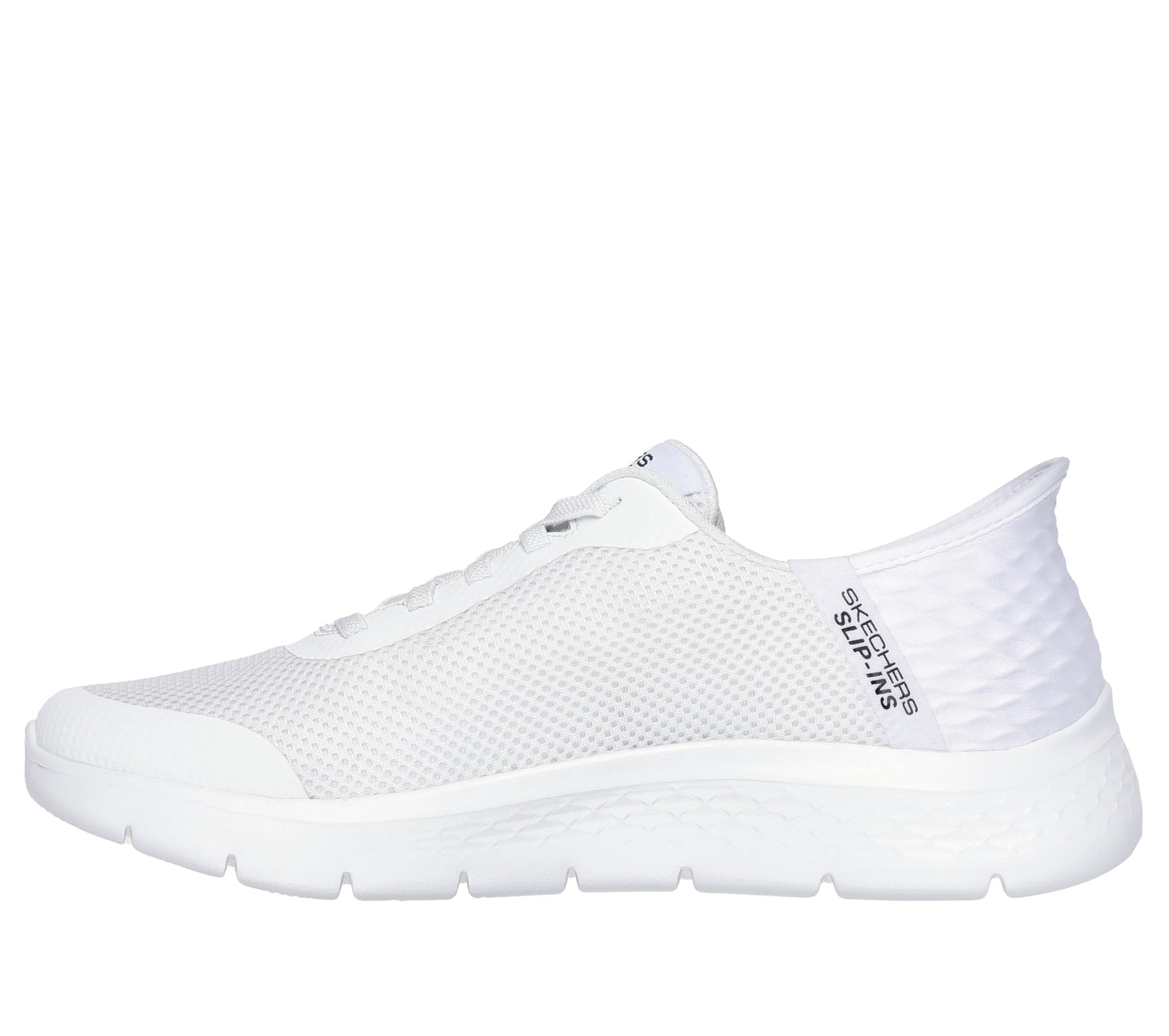 Skechers Men's Hands Free Slip-ins: Go Walk Flex Hands Up Sneaker, White, 9