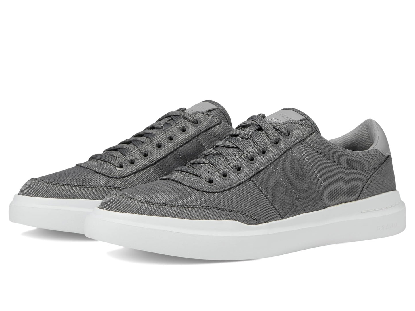Cole Haan Men's Grandpro Rally Canvas Court 2, Quiet Shade/Sleet/Optic White, 13-W US