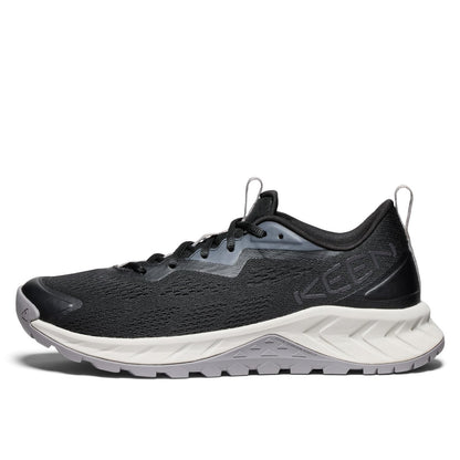 KEEN Men's Versacore Speed Breathable Vented Comfortable Hiking Shoes, Black/Steel Grey, 15