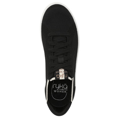 Ryka Women's Viv Next Knit Court Inspired Shoes Black 8.5 W