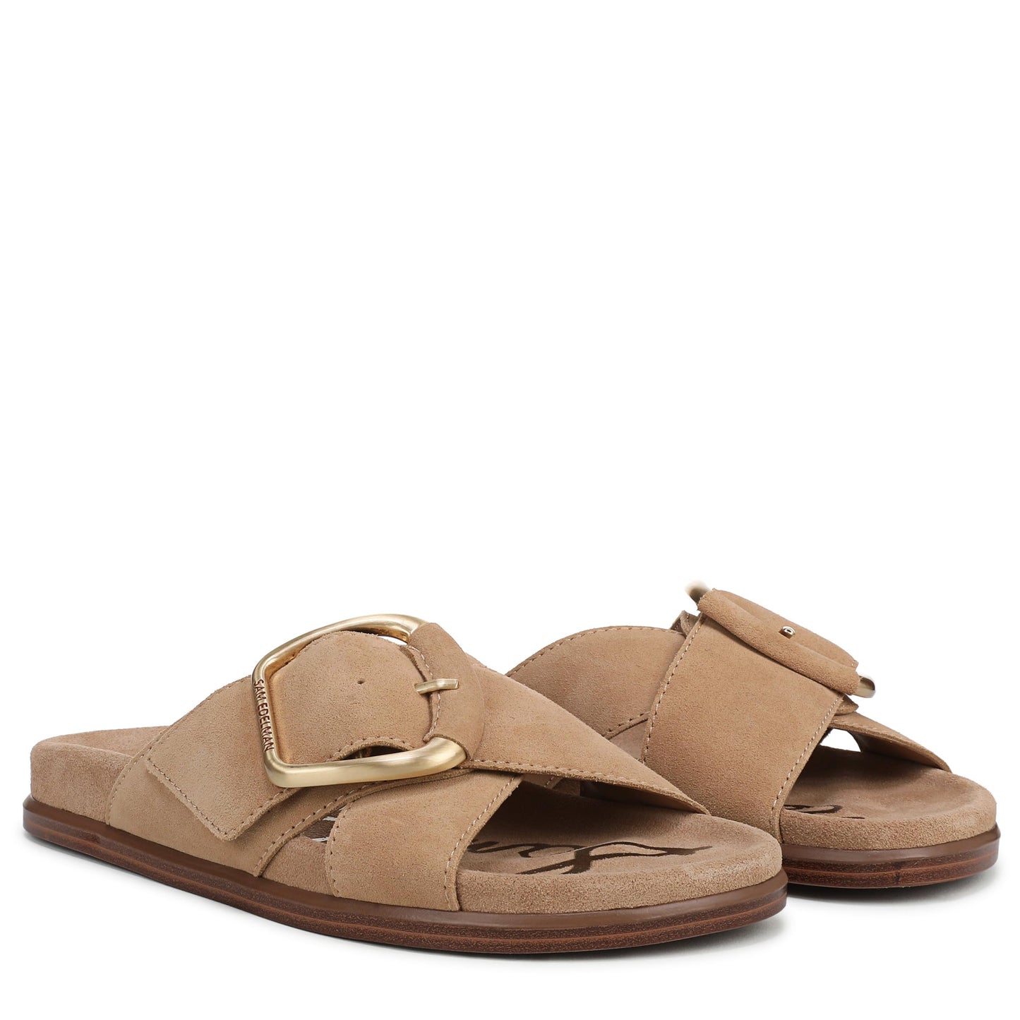 Sam Edelman Women's Darla Slide Sandal, Cyprus Tan, 9.5