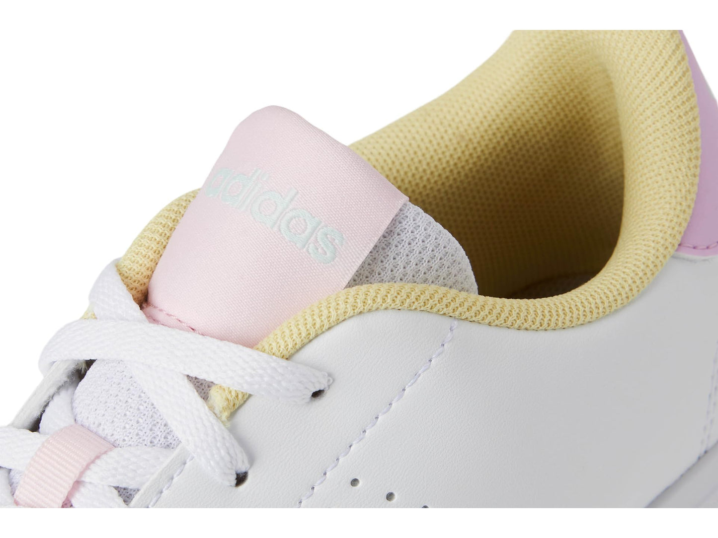 Adidas Unisex-Kids Advantage Base 2.0 Sportswear, White/Bliss Lilac/Clear Pink, 3