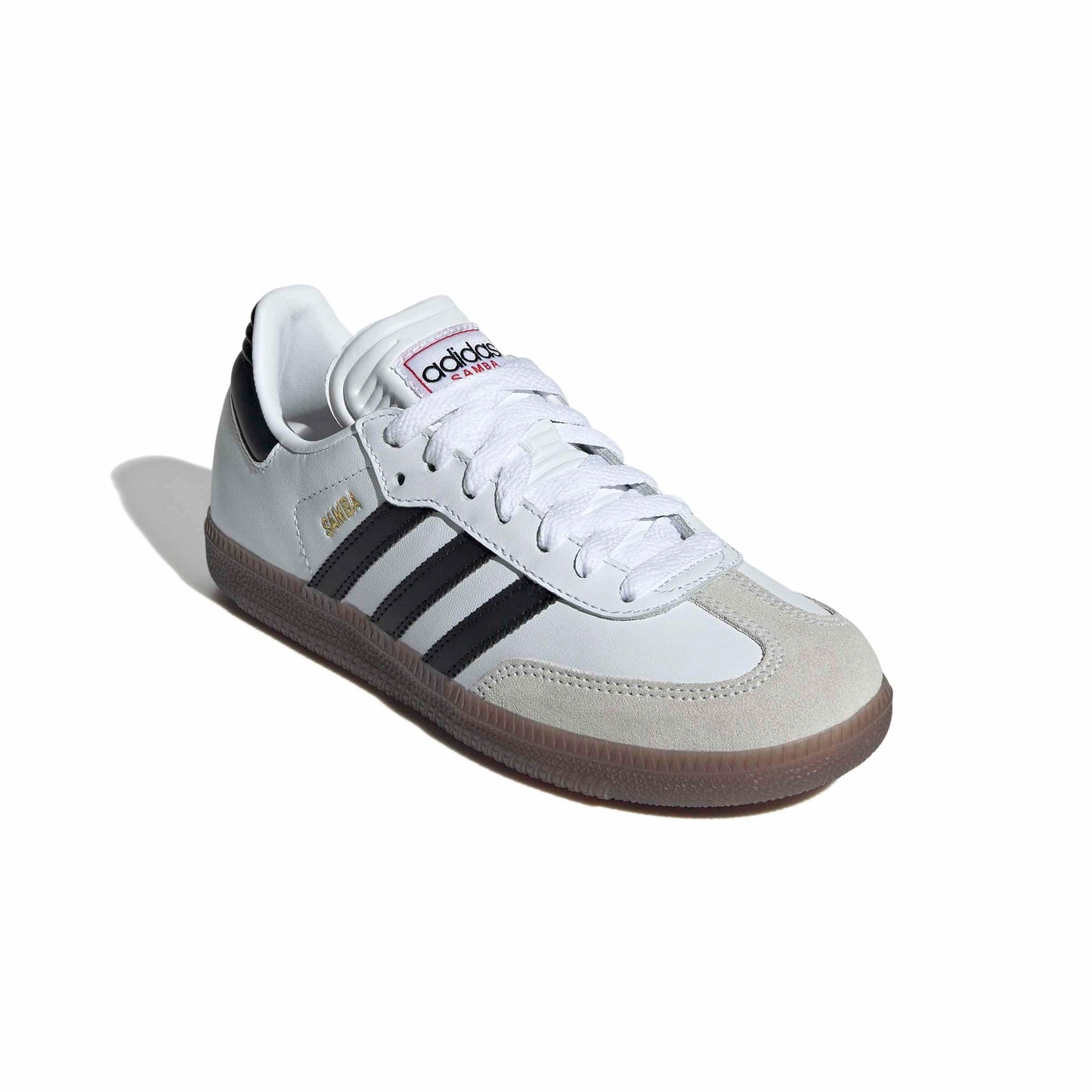 Adidas Unisex-Kids Samba Indoor, White/None/None, 5.5