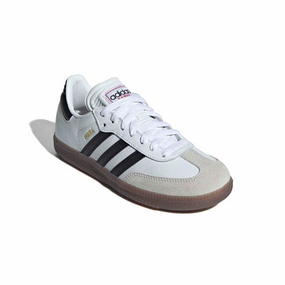 Adidas Unisex-Kids Samba Indoor, White/None/None, 5.5