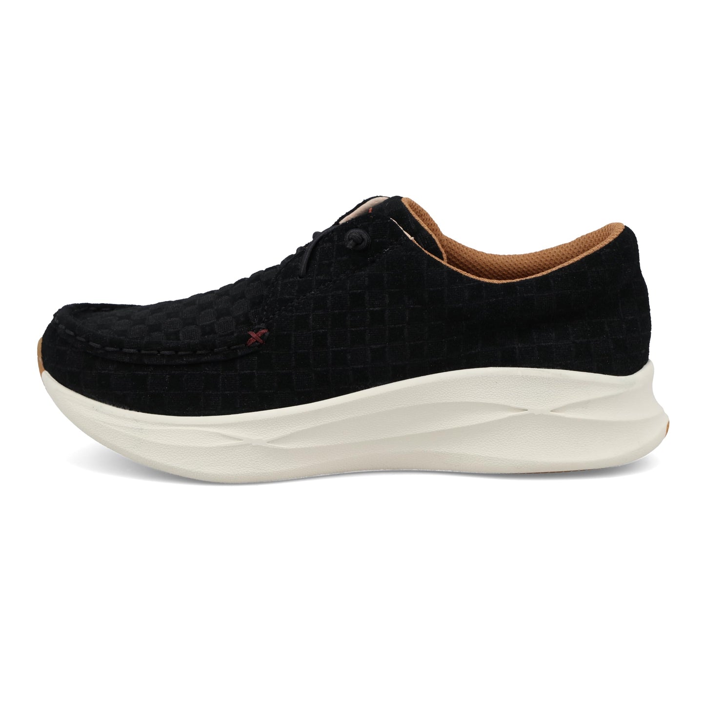 Twisted X Women's Feather X Casual Low Top Sneakers, Black, 9.5 M