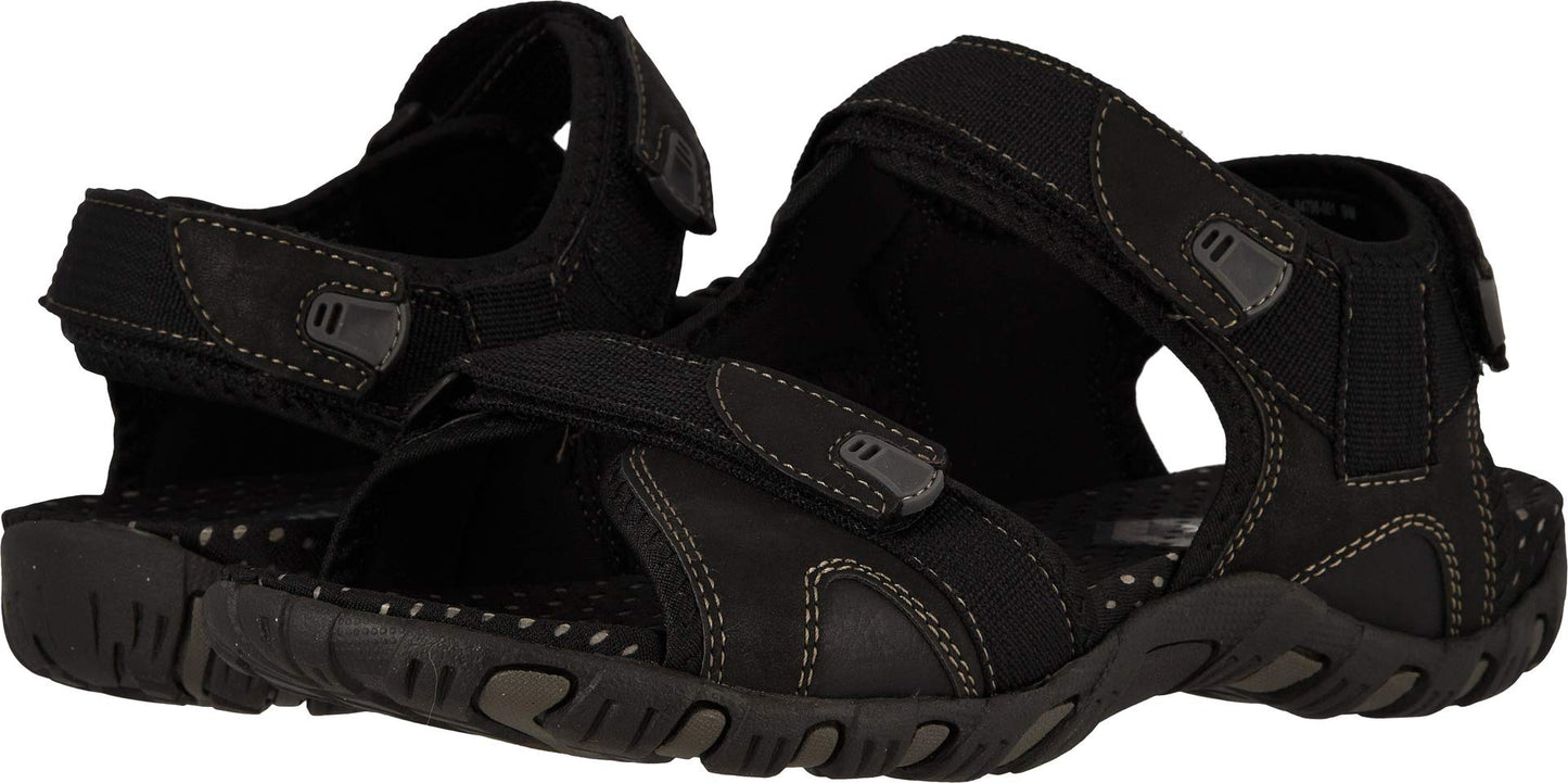 Nunn Bush Rio Bravo 3-Strap River Sandal Black 11