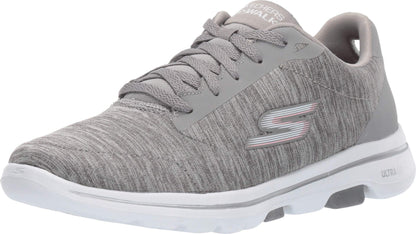 Skechers Women's Go Walk 5 True Sneaker, Grey, 7