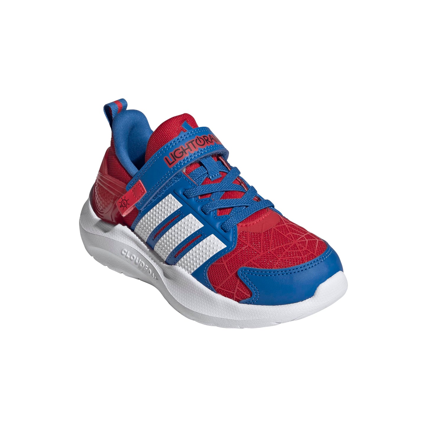 adidas Unisex-Kids Marvel Lightorama Spider-man Childre, Better Scarlet/White/Bright Royal, 11
