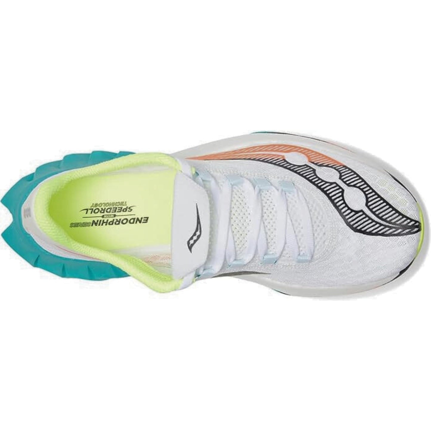 Saucony Women's Endorphin Pro 4 Sneaker, White/Mutant, 7.5