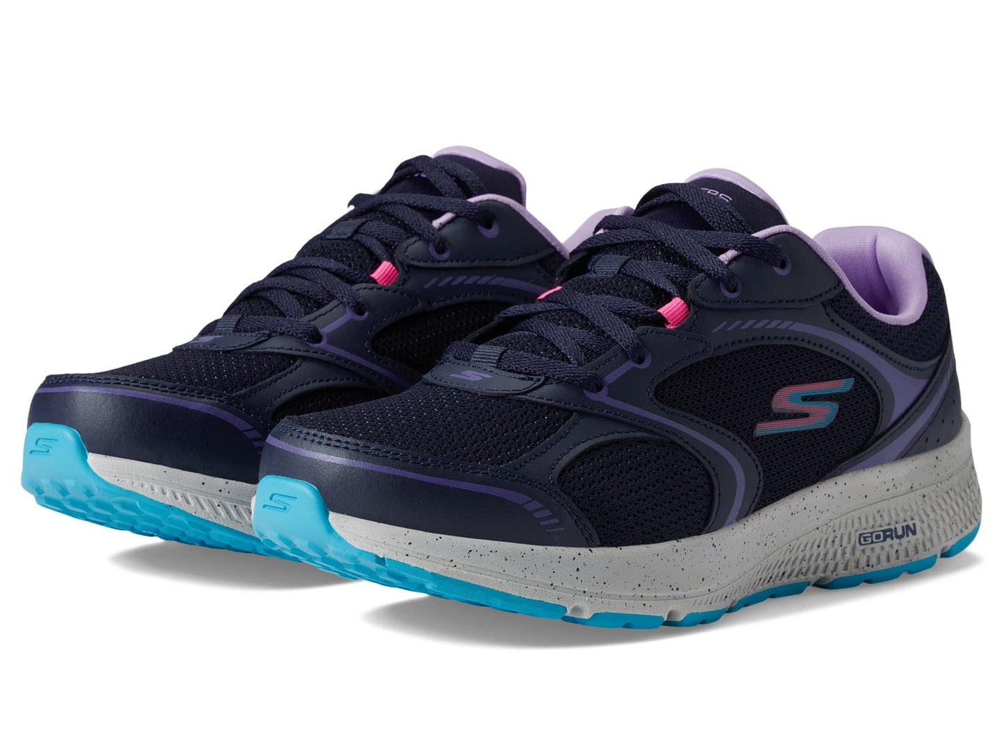 GO Run CONSISTENT - Vivid Horizon, Navy/Lavender, 10 Wide