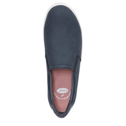 Dr. Scholl's Shoes Women's Madison Slip On Fashion Sneaker, Navy Altitude Print, 9 US