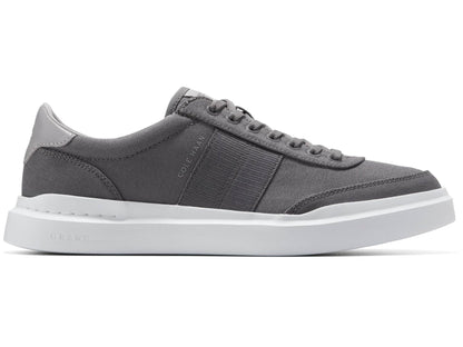 Cole Haan Men's Grandpro Rally Canvas Court 2, Quiet Shade/Sleet/Optic White, 13-W US