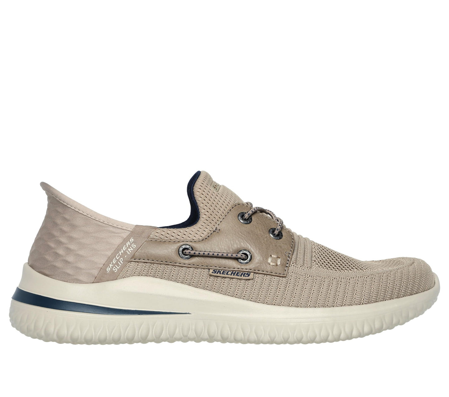 Skechers Men's Slip-ins: Delson 3.0-Roth Loafer, Taupe, 10.5