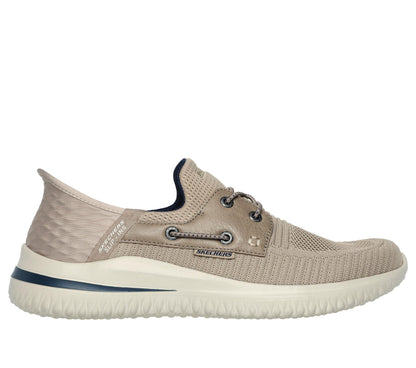 Skechers Men's Slip-ins: Delson 3.0-Roth Loafer, Taupe, 10.5