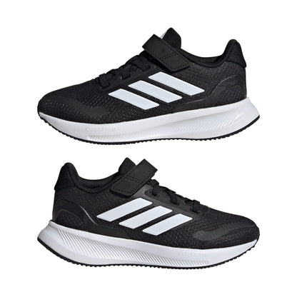 Adidas Unisex-Kids Run Falcon 5, Black/White/White, 13K