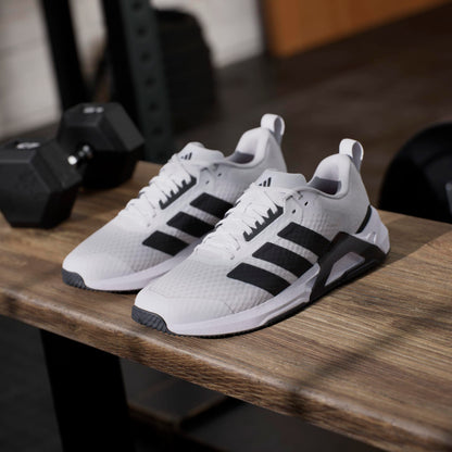 Adidas Men's Dropset Vario Training, White/Black/Lucid Red, 10.5