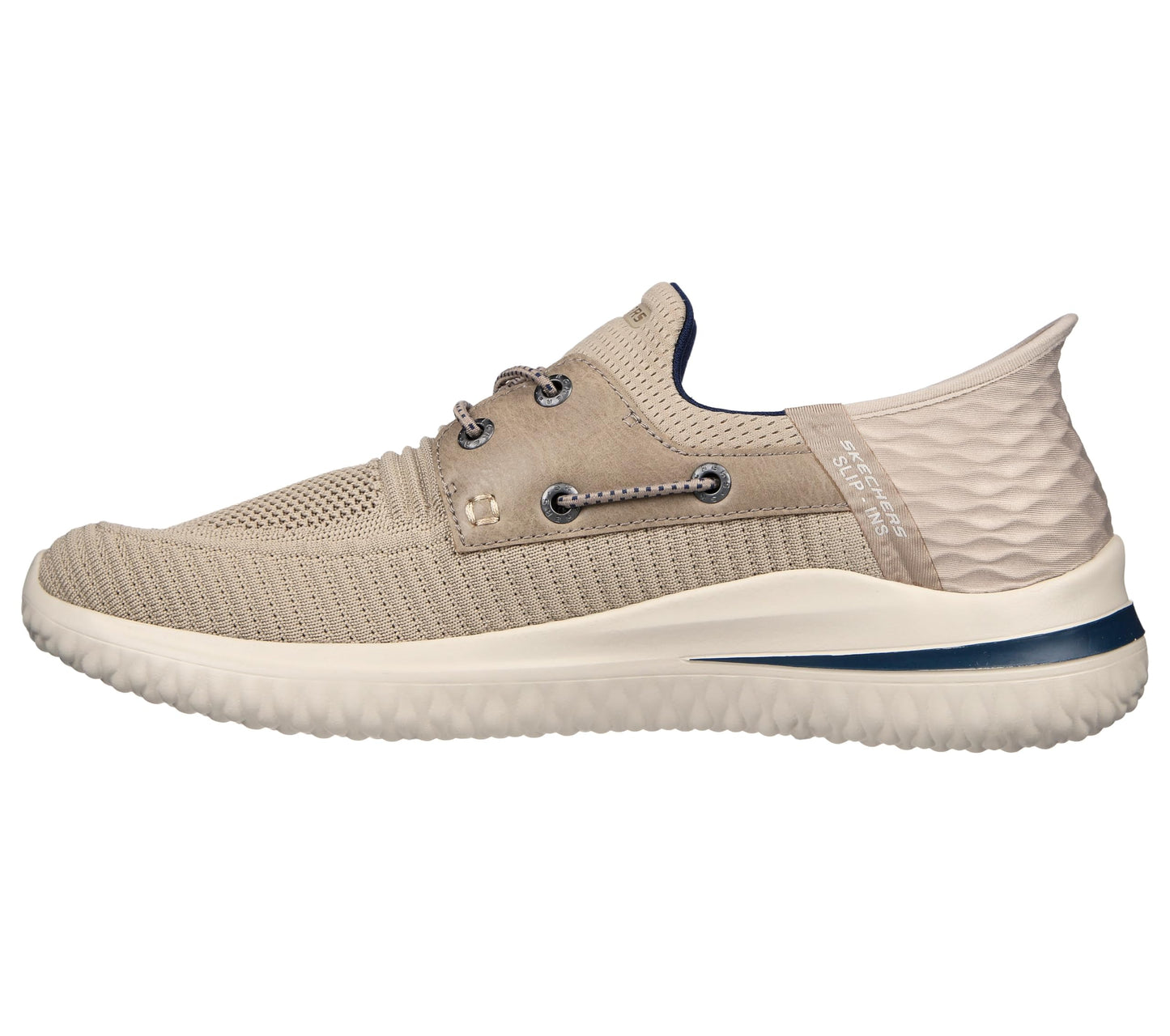 Skechers Men's Slip-ins: Delson 3.0-Roth Loafer, Taupe, 10.5
