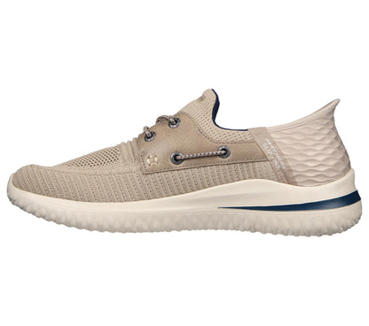 Skechers Men's Slip-ins: Delson 3.0-Roth Loafer, Taupe, 10.5