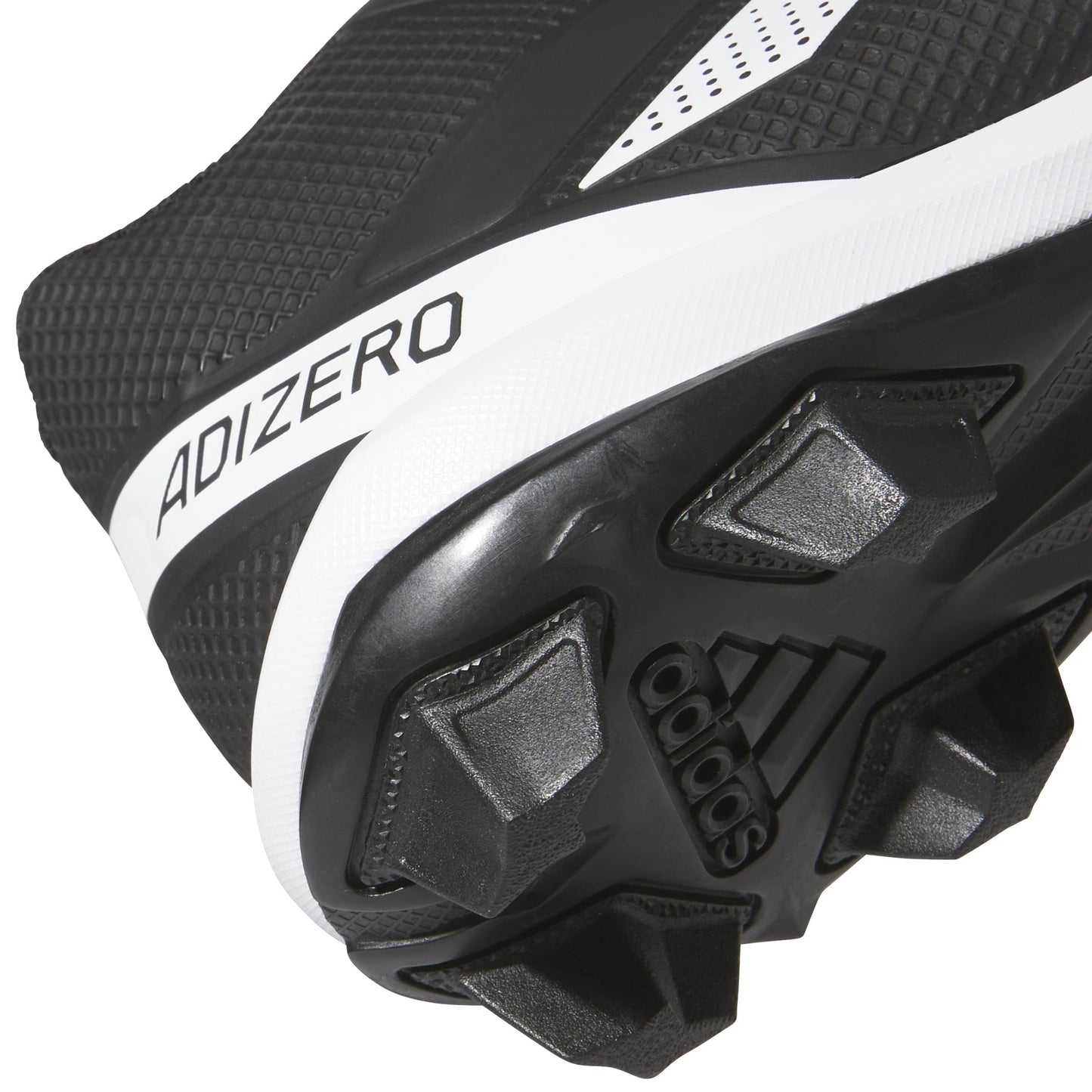 Adidas Men's Adizero Impact.2 Molded American Football, Black/White/Black, 7