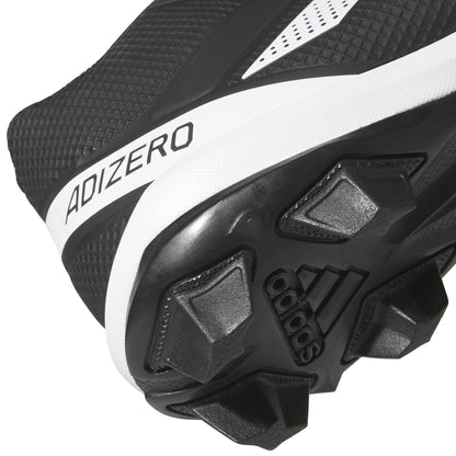 Adidas Men's Adizero Impact.2 Molded American Football, Black/White/Black, 7