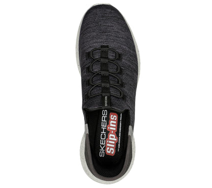 Skechers Men's Ultra Flex 3.0 Right Away Hands Free Slip-in Sneaker Loafer, Black, 12 Wide