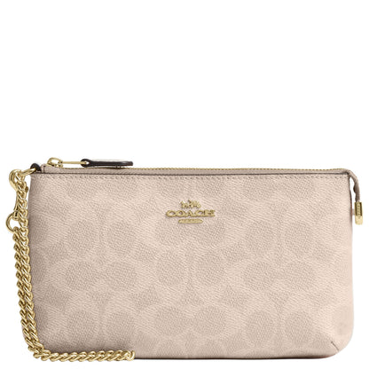 Coach Large Wristlet with Chain