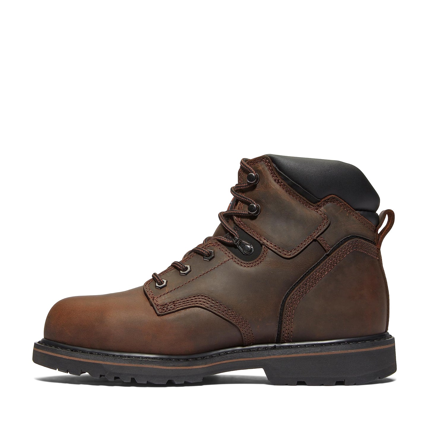 Timberland PRO Men's Pit Boss 6 Inch Steel Safety Toe Industrial Work Boot, Brown-2024 New, 11.5 W