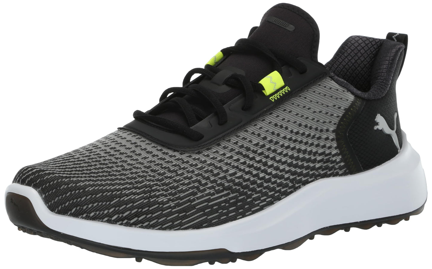Puma Golf Men's Fusion Crush Sport Wide Golf Shoe, Black-Electric, 13