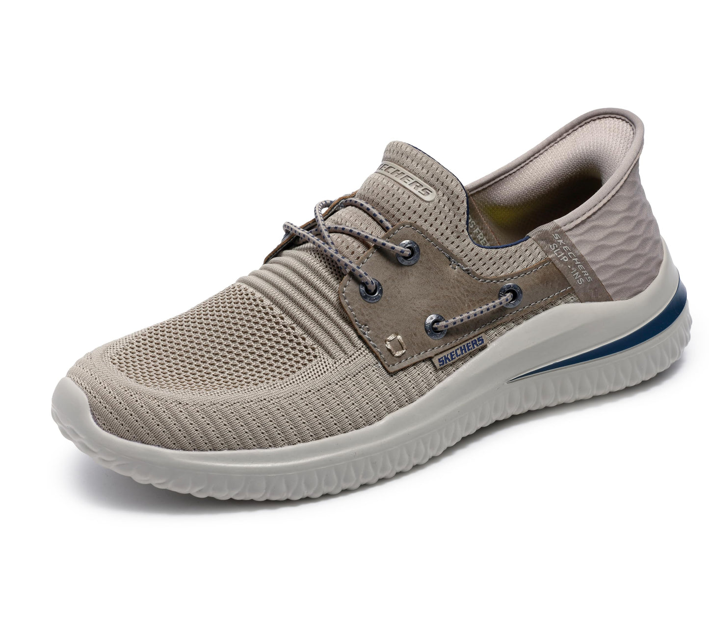Skechers Men's Slip-ins: Delson 3.0-Roth Loafer, Taupe, 10.5