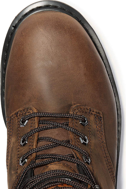 Timberland PRO Men's Pit Boss 6 Inch Steel Safety Toe Industrial Work Boot, Brown-2024 New, 11.5 W