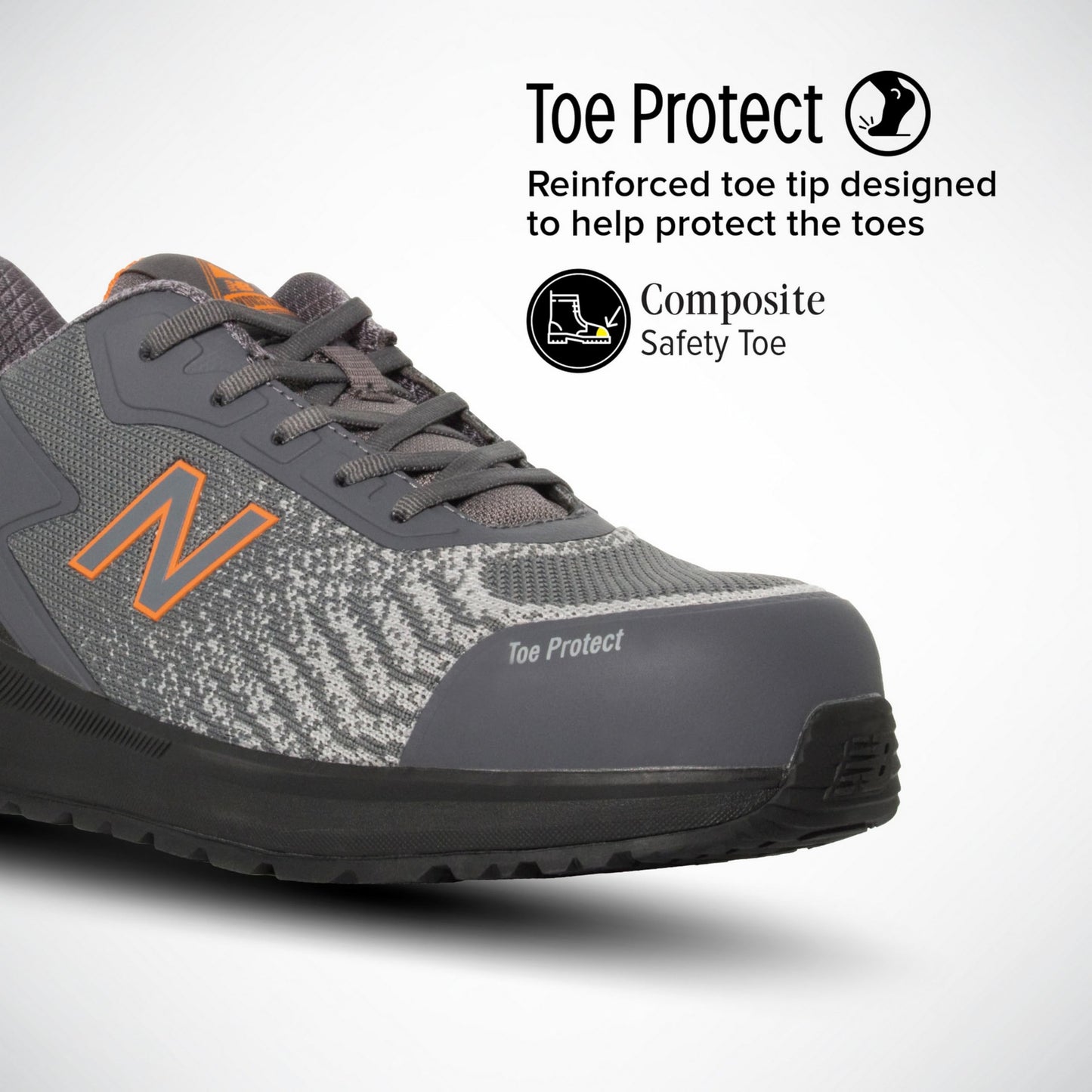 New Balance Composite Toe Safety Shoe for Men Speedware - Slip Resistant, Puncture Resistant, Electrical Hazard