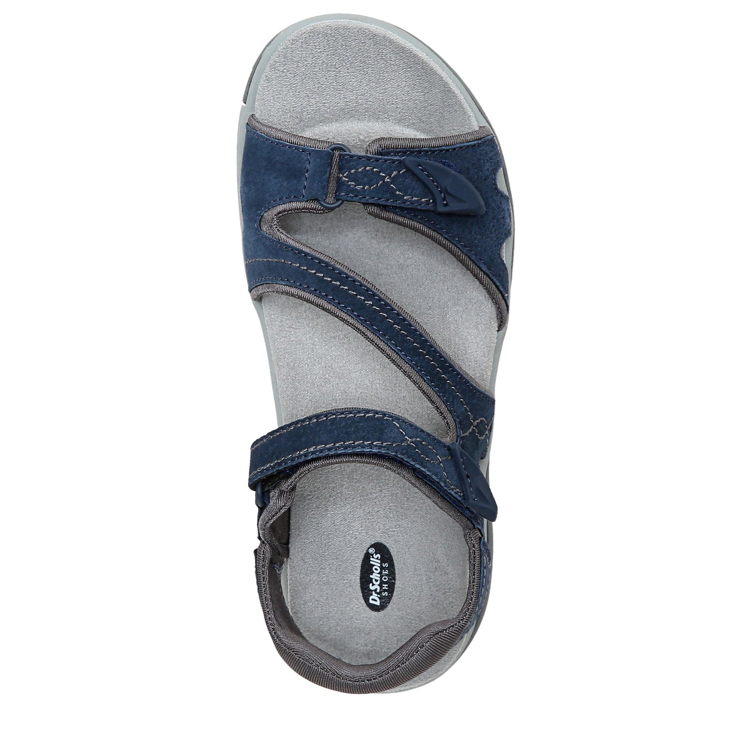 Dr. Scholl's Shoes Women's Adelle Sporty Adjustable Footbed Sandal,Elegant Navy Suede,9