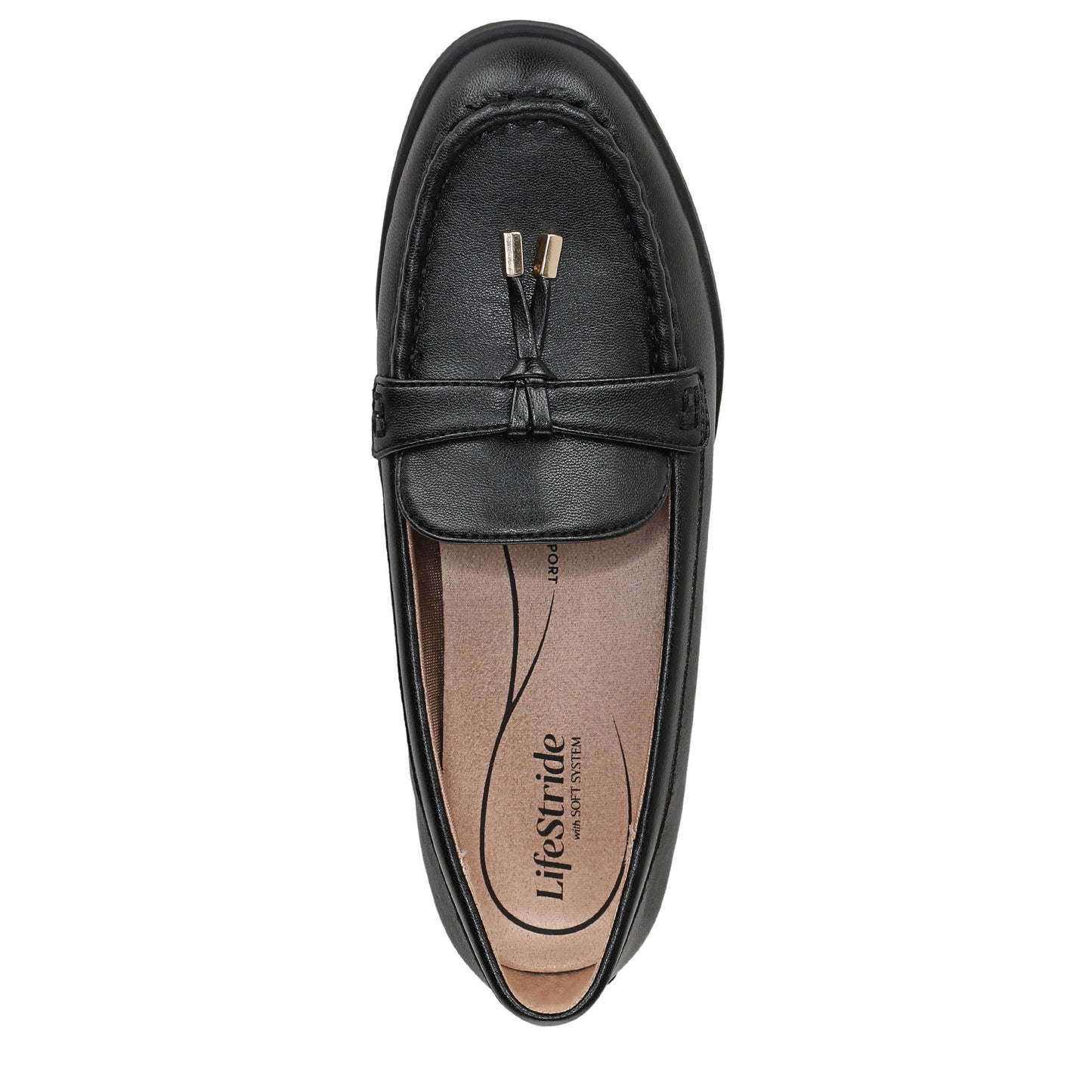 LifeStride Women's Malta 3 Loafer Black 8 W
