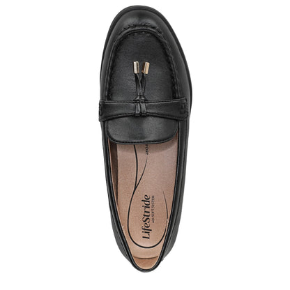 LifeStride Women's Malta 3 Loafer Black 8 W
