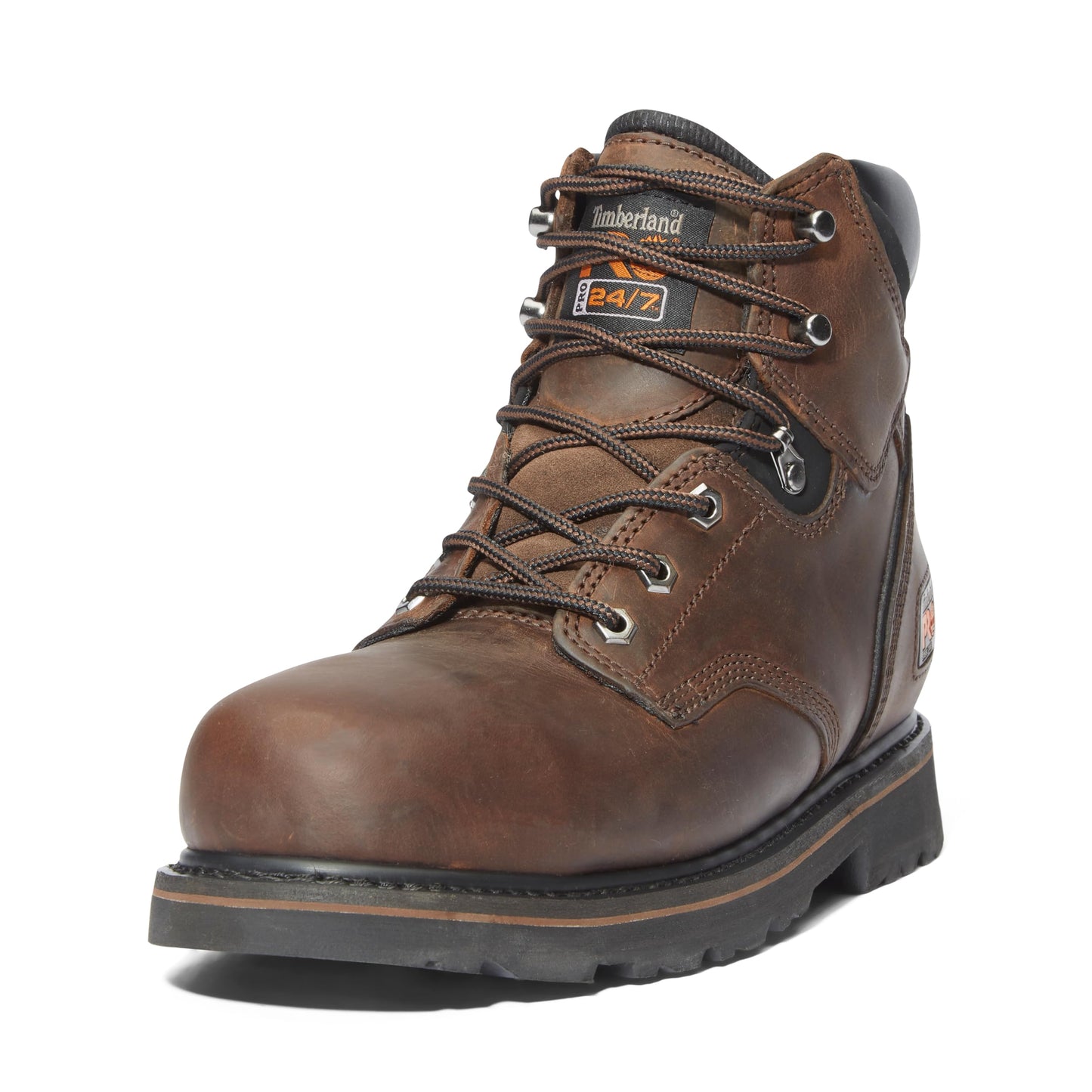Timberland PRO Men's Pit Boss 6 Inch Steel Safety Toe Industrial Work Boot, Brown-2024 New, 11.5 W