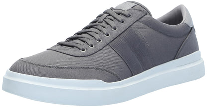 Cole Haan Men's Grandpro Rally Canvas Court 2, Quiet Shade/Sleet/Optic White, 13-W US