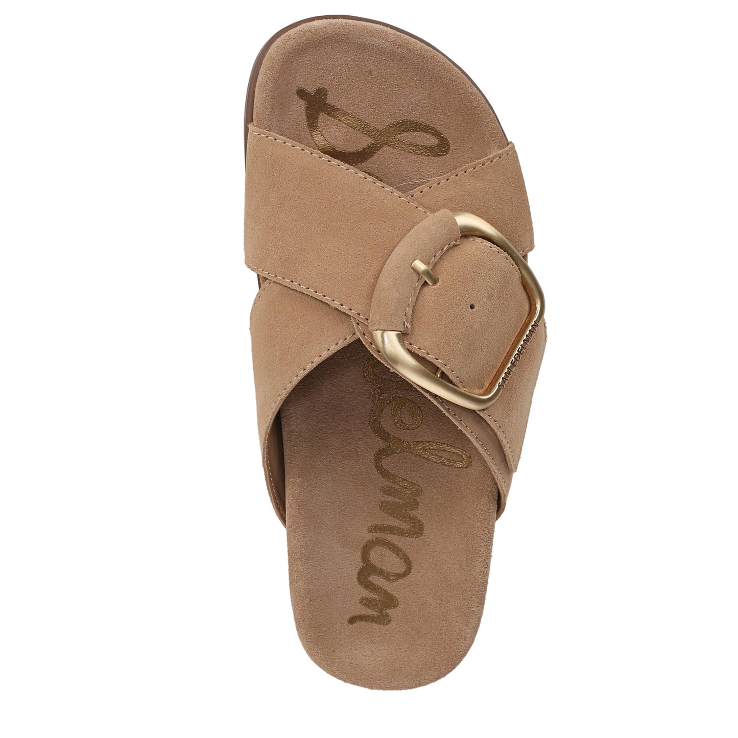 Sam Edelman Women's Darla Slide Sandal, Cyprus Tan, 9.5