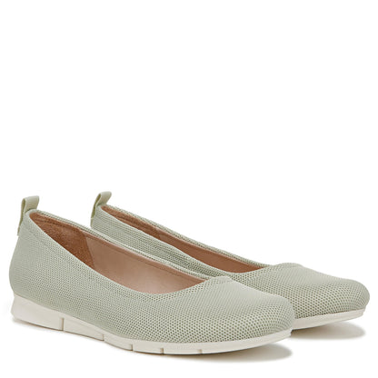 Dr. Scholl's Women's Timeless Ballet Flat Aloe Green 7.5 M