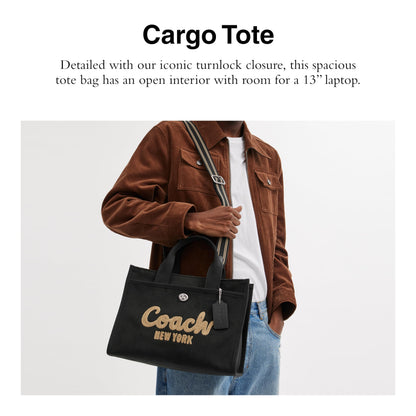 Coach Cargo Tote Black One Size
