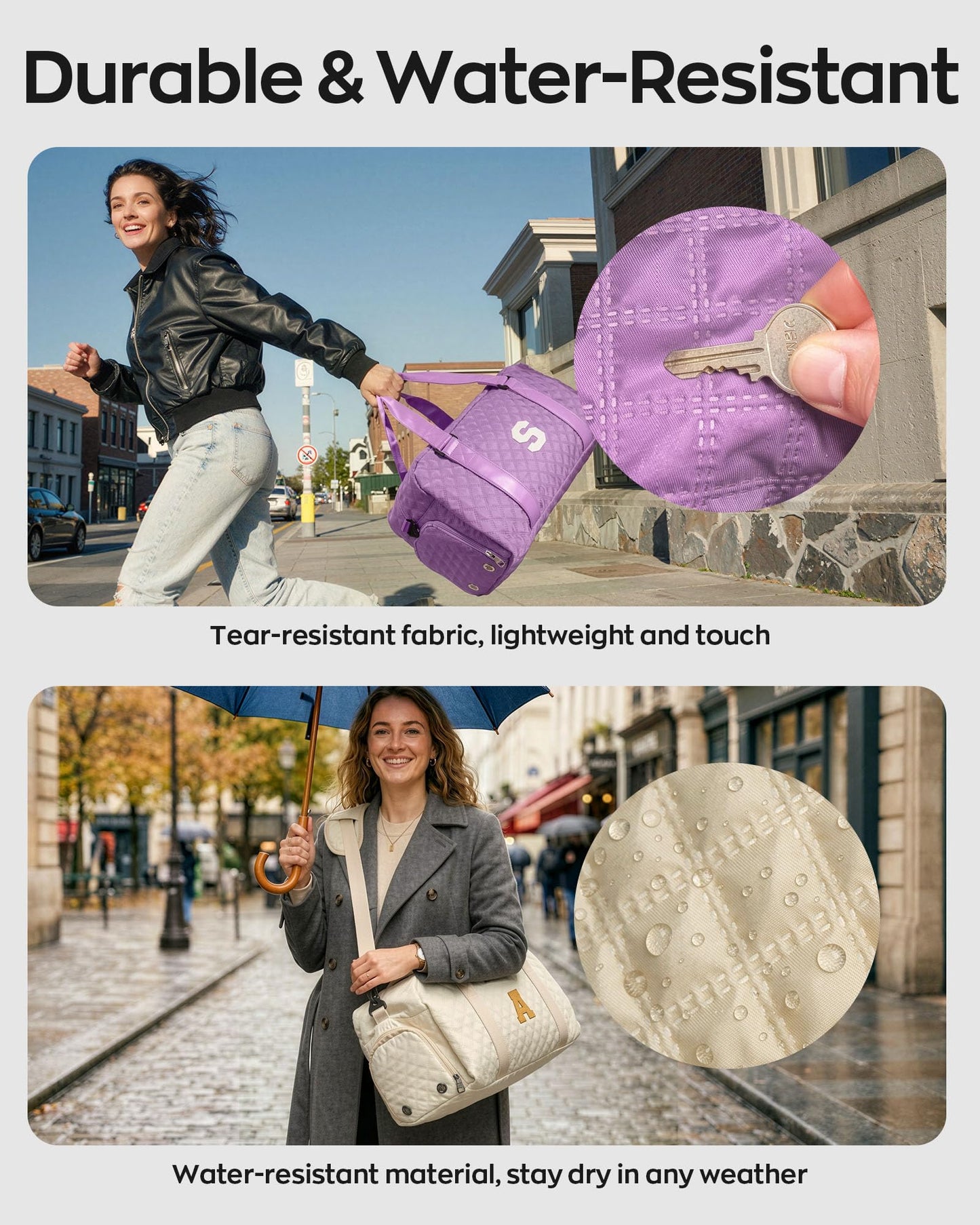 READ DESCRIPTION Personalized Travel Duffle Bag: Weekender Dance Cheer bag with Shoe Compartment